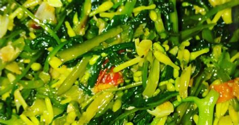 Resep Tumis Kangkung Bunga Pepaya Kreasi Dapur Manado Oleh Siensie