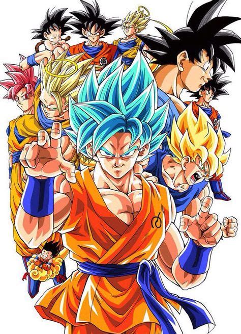 Ver Imagenes De Goku En Todas Sus Fases Imagenes De Goku Dragon Ball