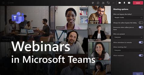 Introducing Webinars In Microsoft Teams Technology Enhanced Learning Hot Sex Picture