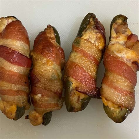 How about stuffed into a pillsbury crescent roll, sprinkled with shredded apples, cheddar cheese, rolled and sprinkled with cinnamon? Stuffed Bacon Wrapped Pickles | Recipe in 2020 | Bacon ...