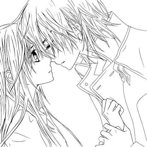 Lovely Anime Couple Coloring Pages Anime Couple Coloring Pages Páginas Para Colorear Para