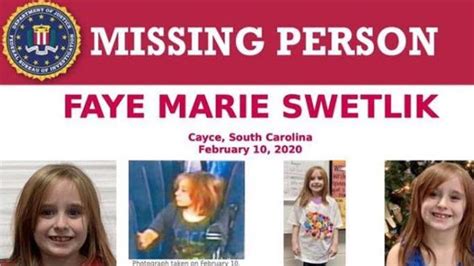 Faye Marie Swetlik Video Of Missing South Carolina Girl Getting Off