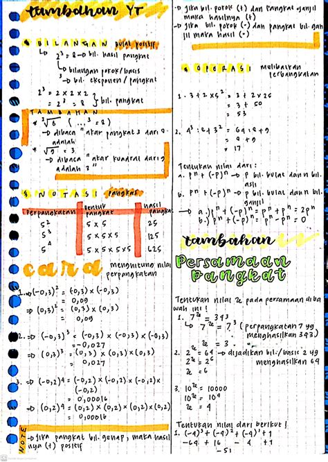 Materi Perpangkatan Dan Bentuk Akar Kelas 9 - Homecare24