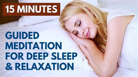 guided sleep meditation deep relaxation soothing male voice youtube