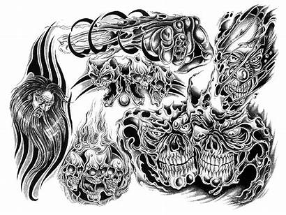 Tattoo Transparent Background Flash Skull Drawings Tattoos