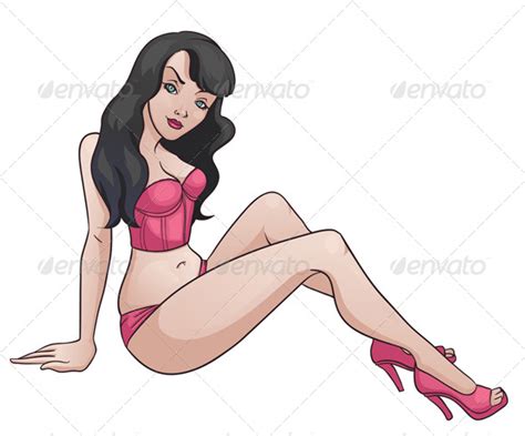 Lady In Lingerie Graphicriver
