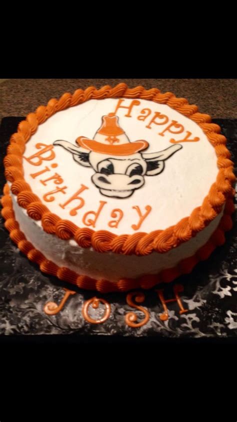 No chance here as we were stuffed. Longhorn Birthday ;) | Birthday, Grooms cake