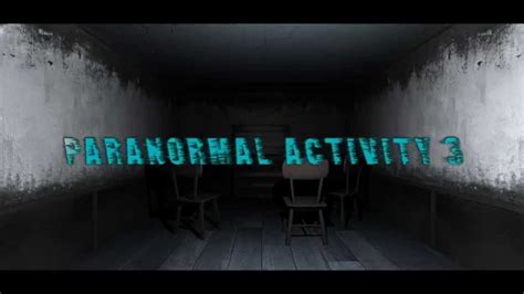 Paranormal Activity 3 Horror Game Trailer Youtube