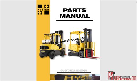 Hyster Forklift Trucks Full Package Parts Manual Pdf Perdieselsolutions