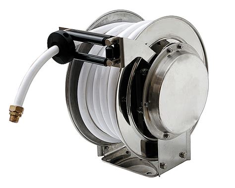 It comes with an advanced flex ridge that allows it to be flexible in any setting, but it's also puncture. Stainless Steel Hose Reel ~ Spring rewind :: Upto 30m hose ...