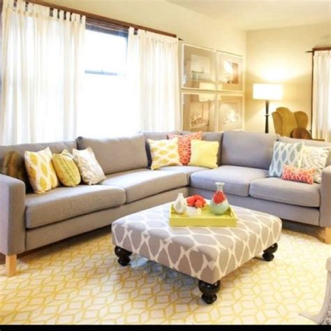 20 Awesome Yellow And Gray Living Room Color Scheme Ideas Grey And