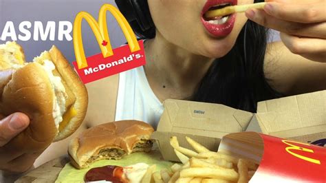 People love the crispy coated fish, combined with zesty tartar sauce and cheese. ASMR McDonald's (Filet-O-Fish + Cheese Burger + Fries ...