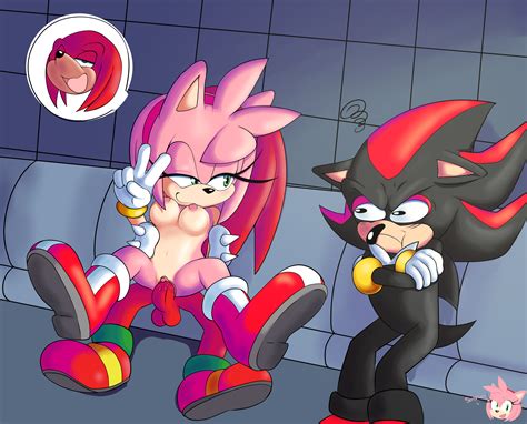 Rule Absurd Res Amy Rose Anthro Areola Balls Breasts Echidna