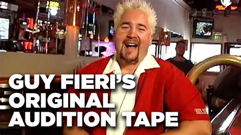guy fieri s original audition tape from 2005 food network youtube