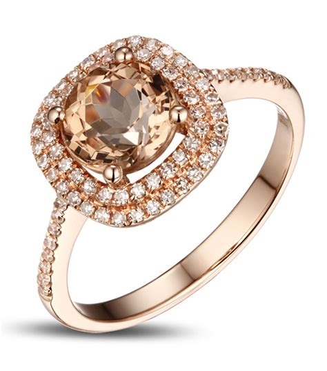 Maybe you would like to learn more about one of these? Luxurious 2 Carat Double Halo Morganite and Diamond Rose ...