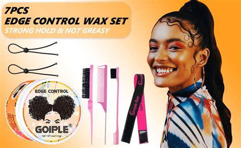 Edge Control Wax For Women Strong Hold Non Greasy Edge Smoother Edge Control For