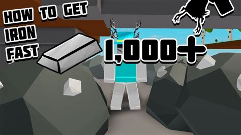 You can get iron a few ways. How to get Iron (FAST WAY) SKYBLOCK (ROBLOX) - YouTube