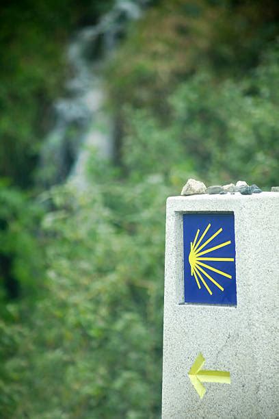 Best Yellow Arrow Sign On Camino De Santiago Stock Photos Pictures