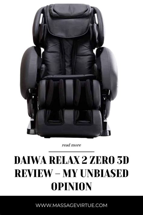 Daiwa Relax 2 Zero 3d Review Best Massage Chair Of 2023
