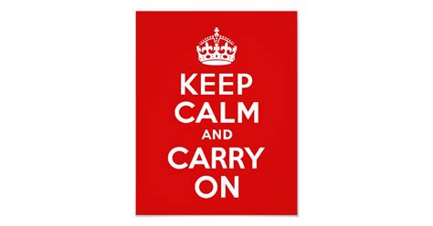 Keep Calm And Carry On 11x14 Photo Au