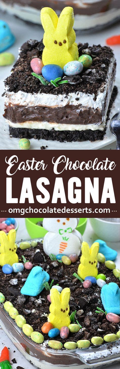 Easter egg hunt layered pudding dessert kraft recipes 5. Easter Chocolate Lasagna | Recipe (With images ...