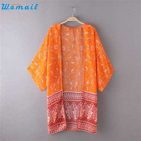 Womail Delicate Summer Ladis Sexy Slim Women Boho National Printed