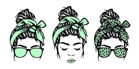 432 Best Hair Bun Clipart Images Stock Photos And Vectors Adobe Stock