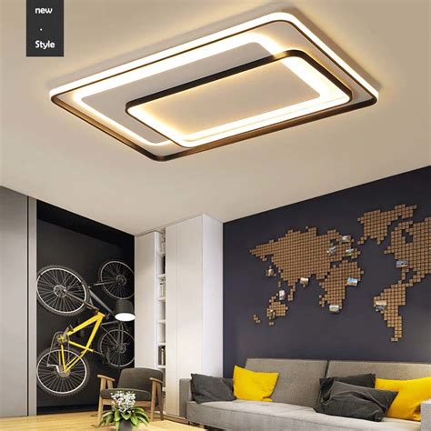 The easiest solution for no overhead lighting is to leverage the windows you already have in your apartment. China Design Modern Living Room Square Flat LED Ceiling ...