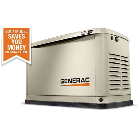 Generac 11000 Watt Air Cooled Standby Generator With Whole House 200