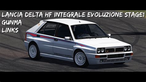 Assetto Corsa Lancia Delta HF Integrale Evoluzione Stage1 Gunma