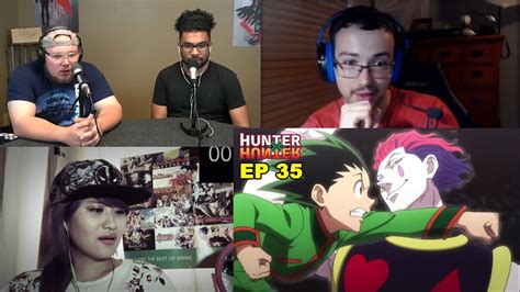 Gon Vs Hisoka Hunter X Hunter Episode 35 Reaction Mashup Youtube