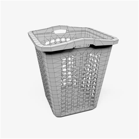 Laundry basket 3D Model .max .obj .fbx - CGTrader.com gambar png