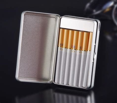 (kısa) kırmızı dikişli siyah %100 hakiki deri sigara kutusu & sigaralık. Metal Sigara Kutusu ve USB Şarjlı Tesla Çakmak 20 Sigara ...