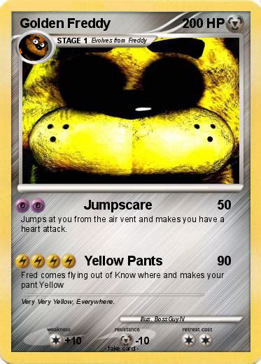 Pokémon Golden Freddy 241 241 Jumpscare My Pokemon Card