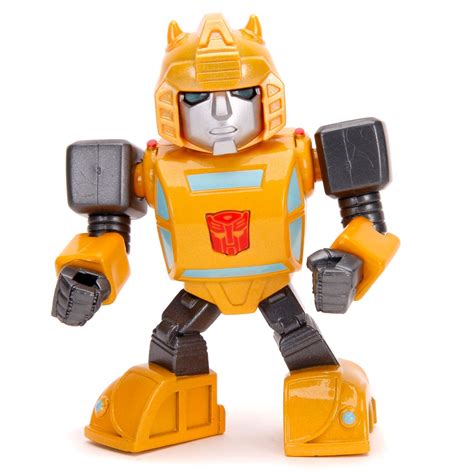 Transformers G1 Bumblebee Deluxe 4 Inch Metalfigs Figure With Light
