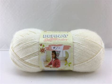 Bernat Softee Baby Dk Light Weight Yarn 1 Skein Color Antique White