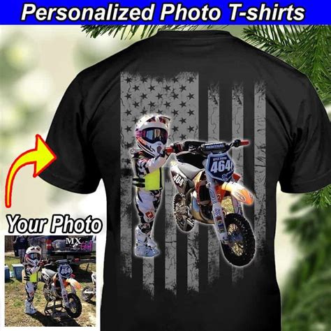 Motorcross Custom Photo T Shirt On The Back Bk5 Kool Kool