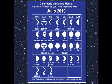 Calendario Lunar Julio 2020 Samara Kulturaupice