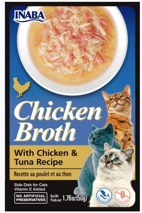This is a guide about cat with diarrhea. Inaba Inaba Chicken Broth with Chicken and Tuna Recipe ...
