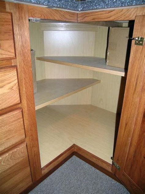 Technically, it's understandable why corner cabinetry has gotten such a bad reputation. convert lazy susan to shelves - Google Search | Corner ...