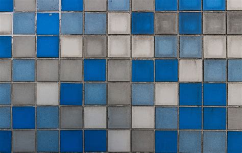 Blue Ceramic Tile Texture