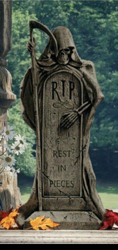 Pin By Elaine Evans On Gothic Home Decor Halloween Tombstones Grim