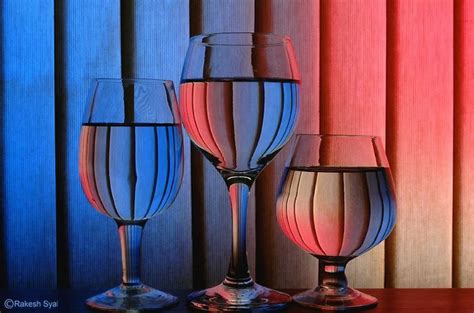 Индийский фотограф Rakesh Syals Glass Photography Wine Glass Art