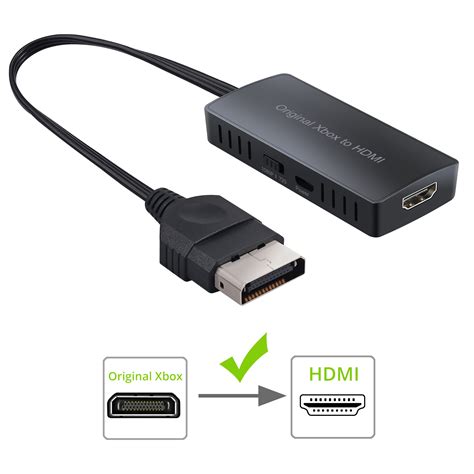 Original Xbox To Hdmi Converter Video Audio Adapter 1080p Hd Link Cable