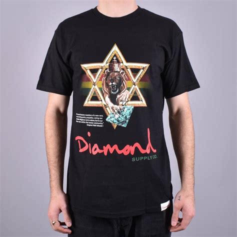 Diamond Supply Co Star Of David T Shirt Black Skate Clothing From