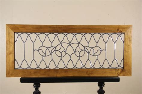 Sold Leaded Beveled Glass Horizontal 1890s Antique