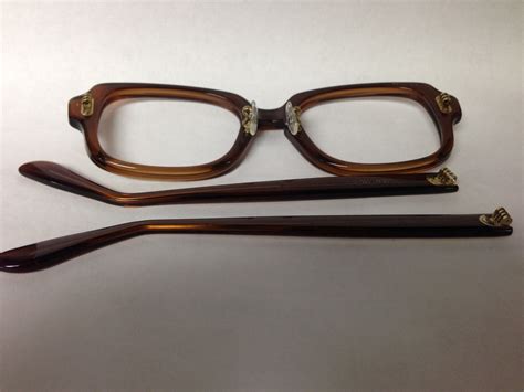 vintage retro bcg military surplus eyeglass frames with demos 4564476284