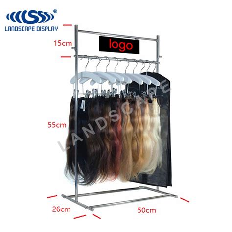 Metal Material Hair Extension Display Rack Counter Display Rack For