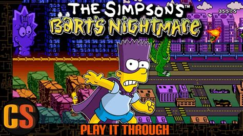 The Simpsons Barts Nightmare Play It Through Youtube