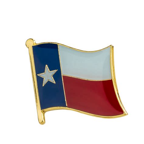 Texas Flag Lapel Pin 19 X 16mm Hat Tie Tack Badge Pin Etsy